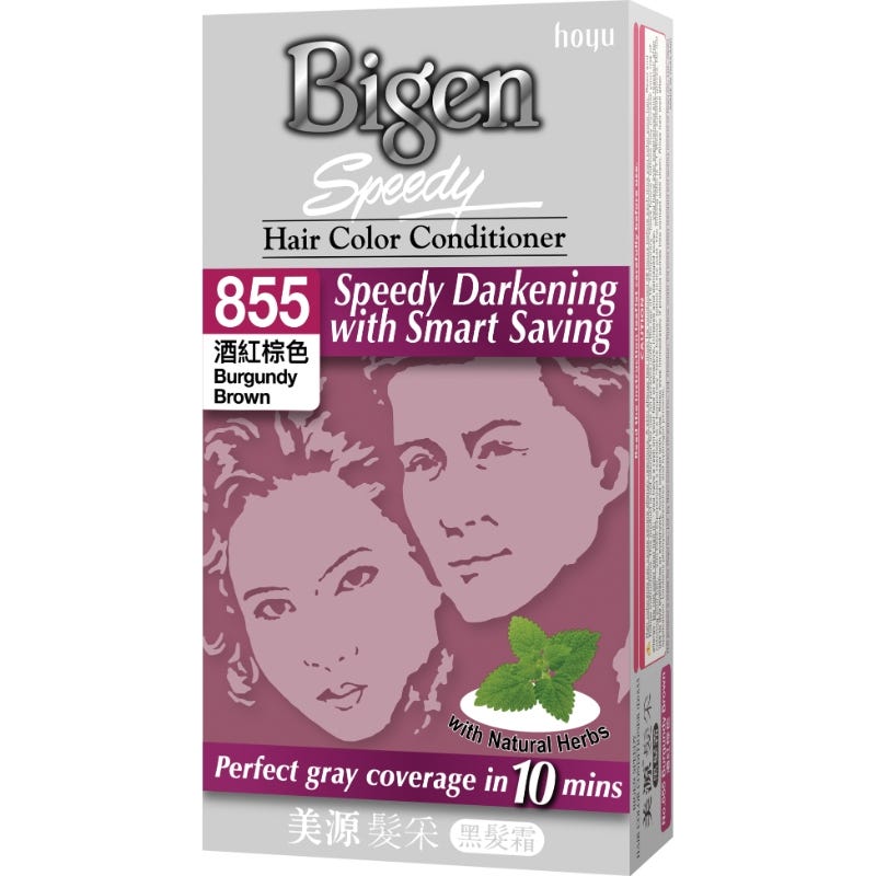 Bigen Speedy Hair Color Conditioner - 855 Burgundy Brown